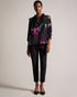 FAIZIAA-Tops-Romance meets effortless glamour in FAIZIAA. Half-length blouson sleeves create a relaxed and feminine look that's perfect for sunny days, while the flower appliqués bring an extra dose of femininity. V-neck top Neck tie Trailing floral print Half length blouson sleeves Cami lining with adjustable straps Flower appliqués- Ted Baker Romania